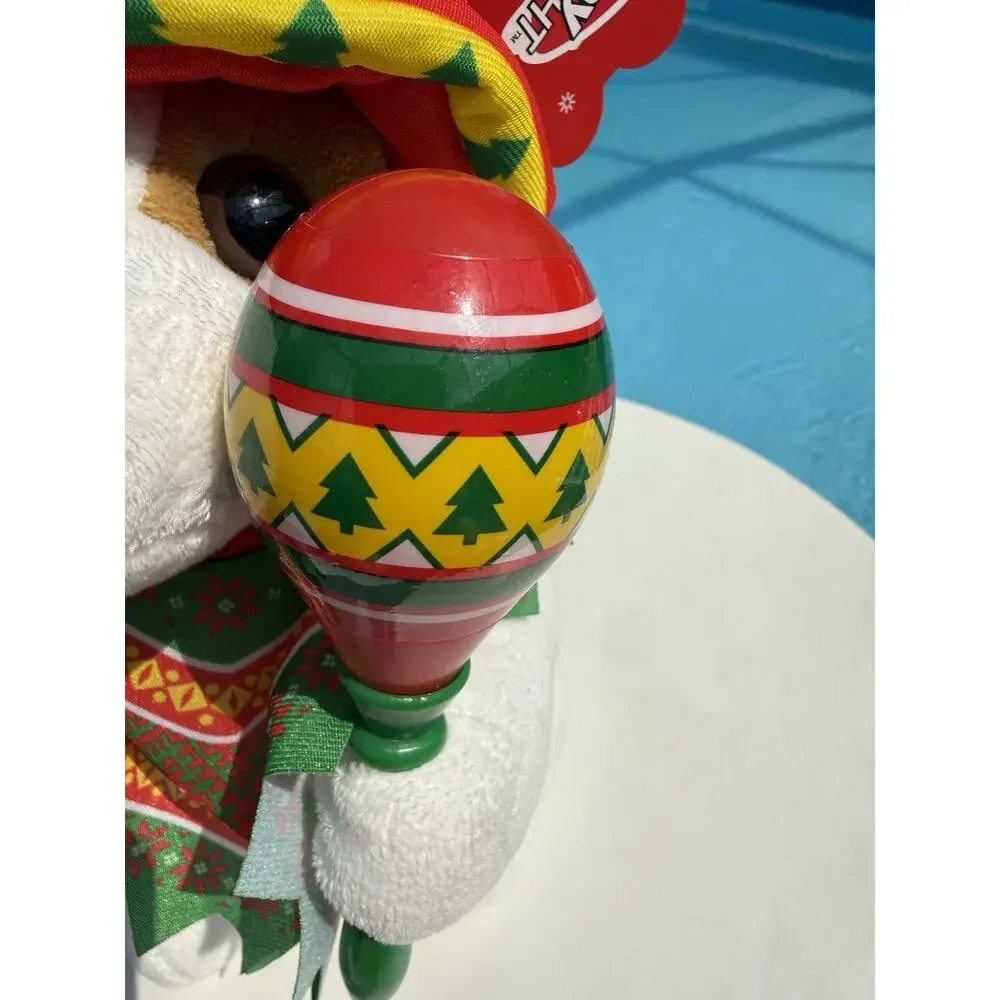Play Right Animated CHRISTMAS Mariachi Plush Puppy Dog 12